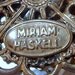Vintage Miriam Haskell Brooch - Signed Pearl Pin