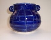 Cobalt blue, handmade ceramic pottery, sauce server, pencil holder, soup dish, consumme dish