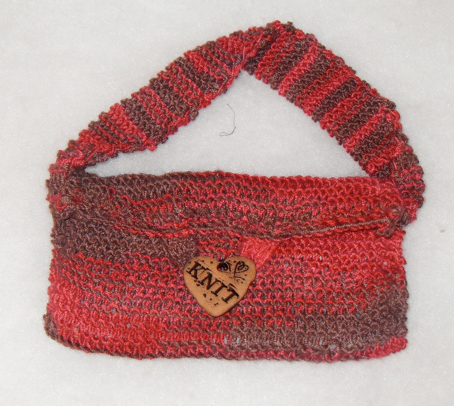 Lined Knitted "Knit" Wallet