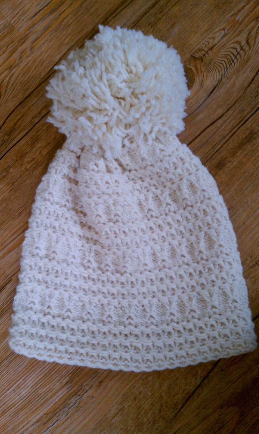 Vintage Icelandic Knits Ski Hat / Icelandic Knit Hat / Ragga Wool Yarn Hat