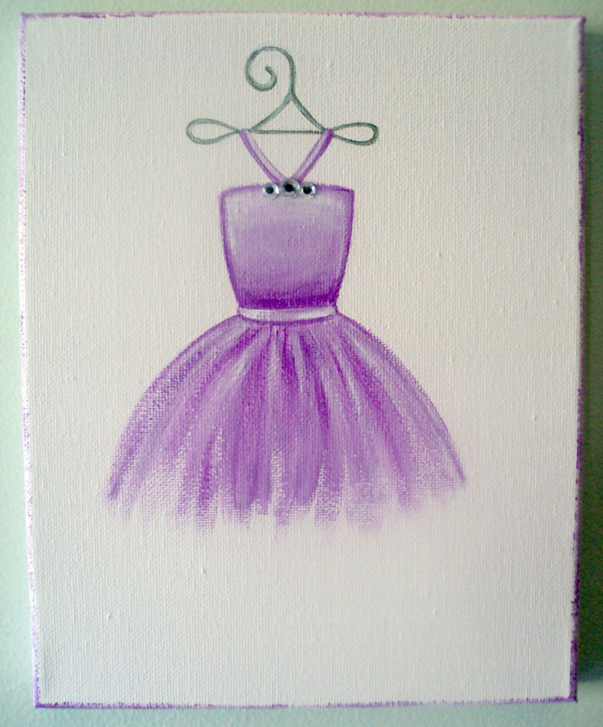 8x10" tutu canvas