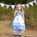 Alice in Wonderland Disney vacation dress, dress up or photo prop by littleellaroo