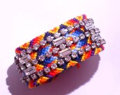 Rhinestone Friendship Bracelet - Exotic Bliss (made to order)