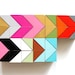 24 Mini Color Block Magnets - BESTSELLER - Hand Painted Wood Blocks in AUSTIN SET (Gold, Neon Pink, Aqua) - Geometric, Color Block