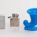 Coeruleum Blue Art Glass Zippo Smoking Set