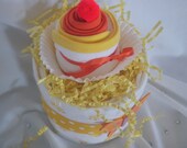 Sweet Gender Neutral Butterfly Diaper Cake