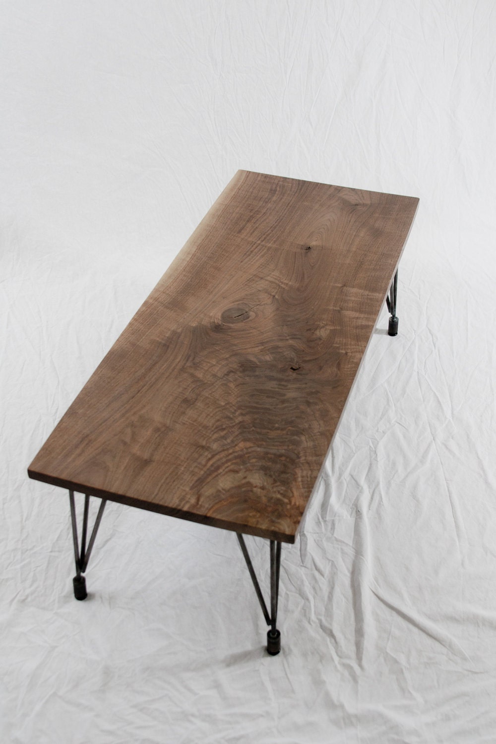 KENNA(Sale) - Black Walnut COFFEE TABLE - Reclaimed/Midcentury/Modern