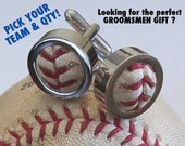 8 Pairs Game Used Baseball Cufflinks
