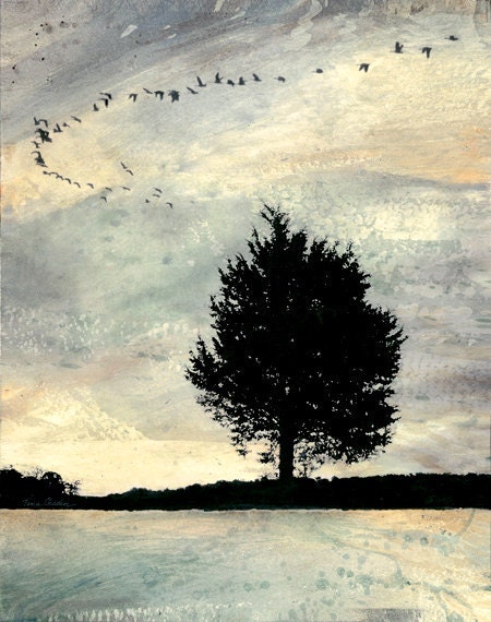Tree, Summer Retreat 11x14"