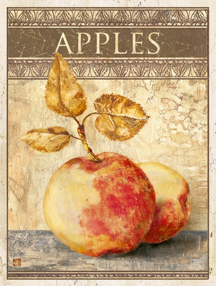 Apple, Golden 12x16"