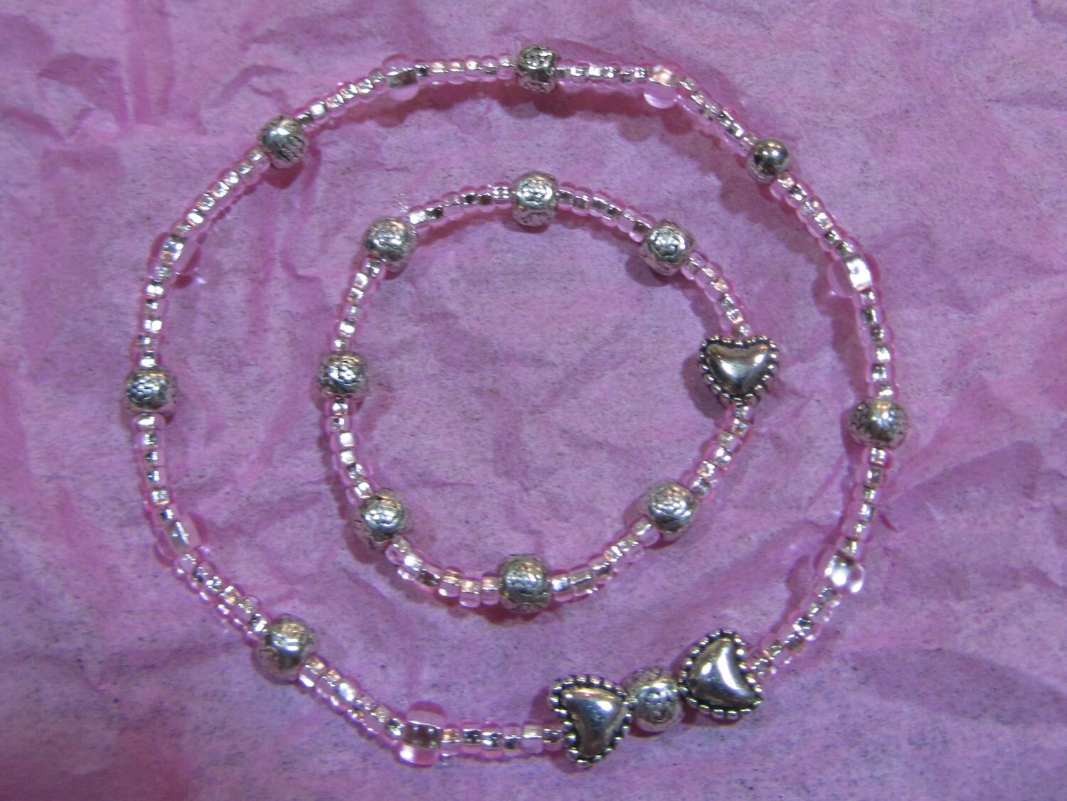 Clara's Heart...Baby/Mother/Grandmother bracelets