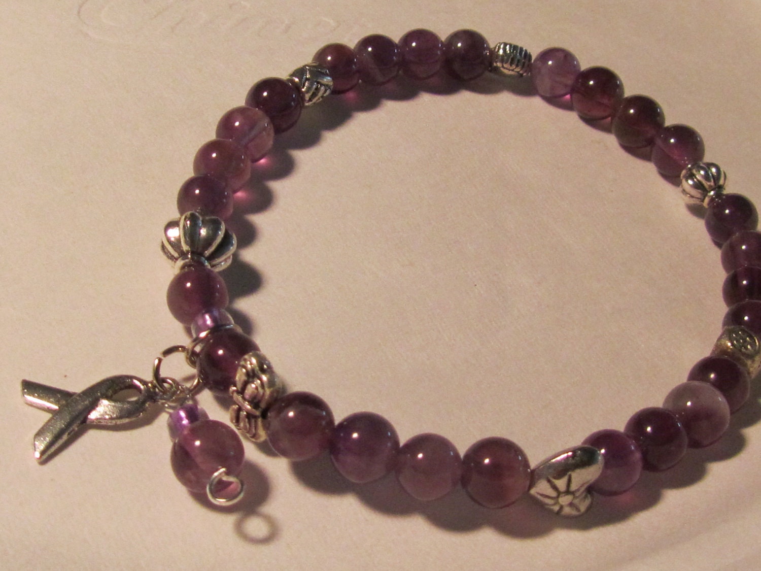Being There cancer awareness caregiver's bracelet