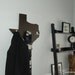 Coat Rack Key Hook Wall Hanging State Shape Texas Dark Espresso color