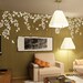 Spring Branches and Bird Cage( one color ) -Vinyl Wall Decal Sticker Art,Wall Hanging, Mural