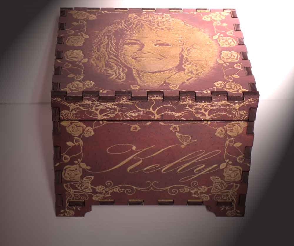 Lord Mock's Custom Photo Keepsake Box (Small Jewelry Box)