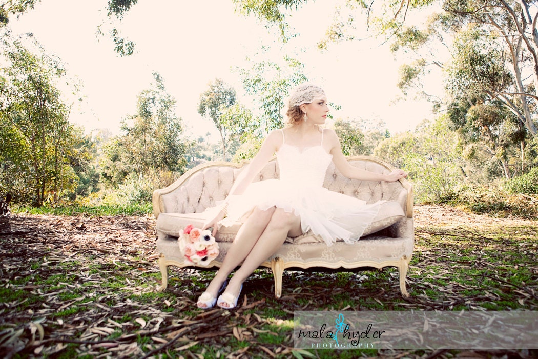 Ellan- Knee Length Wedding Dress