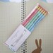 what would honey badger do pencil set 3 three engraved mustard yellow pencils. honey badger.