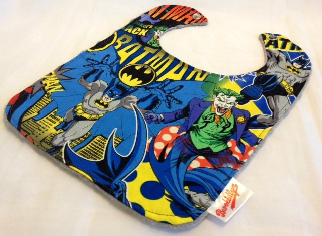 The Joker's Back Batman Bib