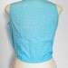 Aqua Gingham Tie Knot Shirt by Ellemenno Small/Medium