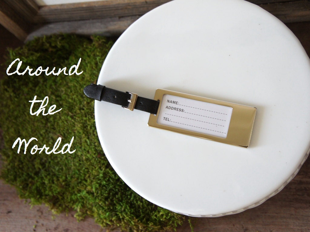 Wedding Favors - Around the World Luggage Tag (Additional Quantity Available)