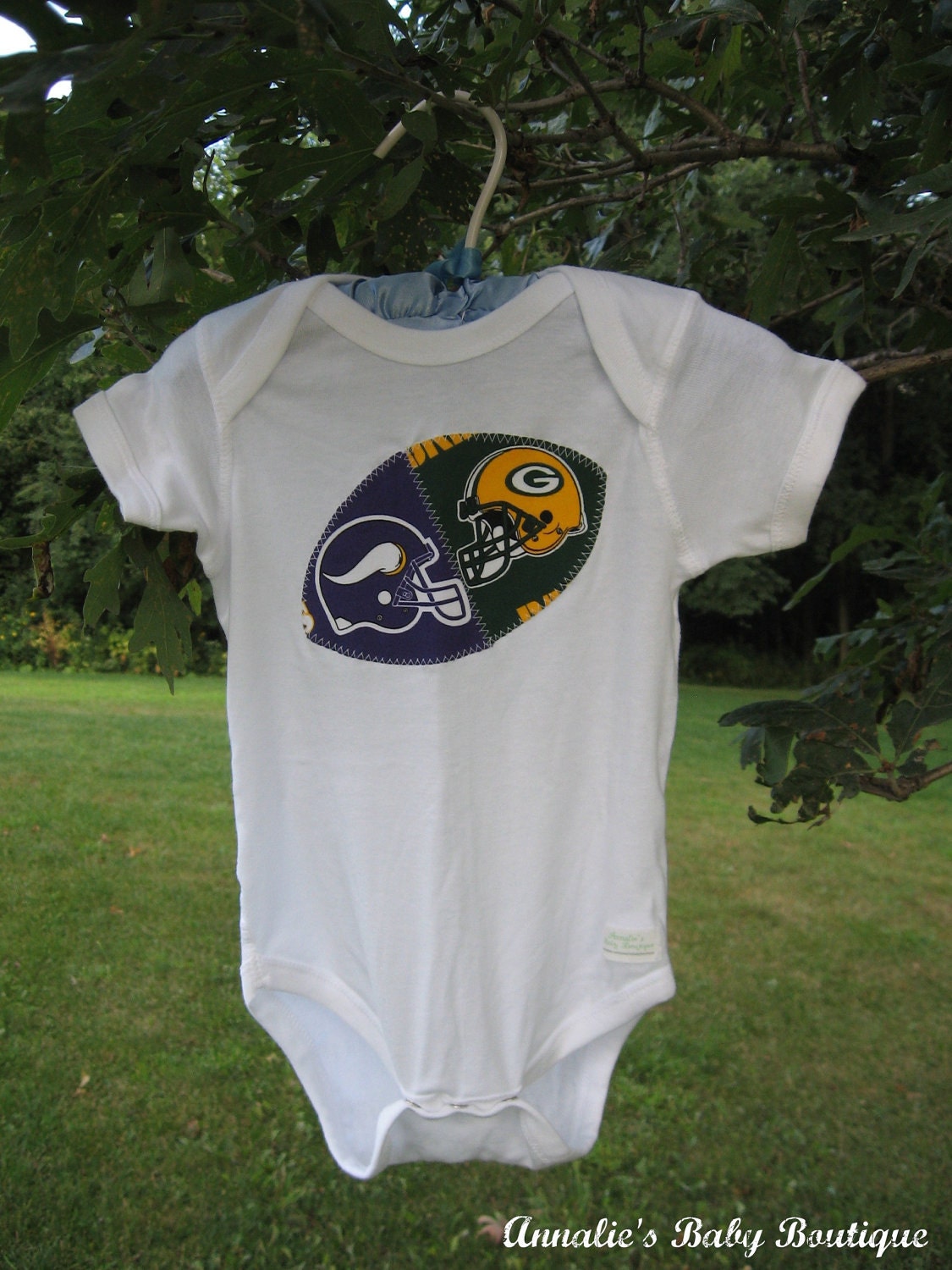 Custom House Divided Football Shirt Onesie
