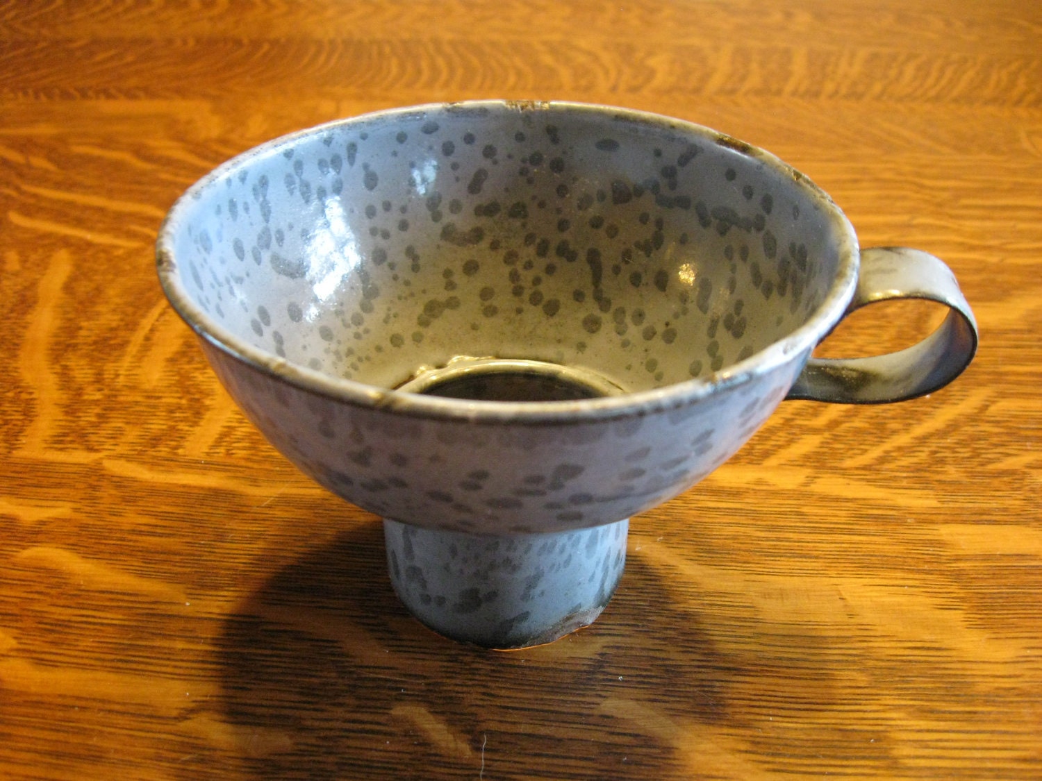 Vintage funnel - graniteware enamel