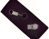 Beautiful Money Clip and Key Chain Set  - Hand Engraved