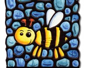 Small 3.5 x 4 inch, Whimsical, Bright, Moose, Bee, Dragonfly, Horse Magnets