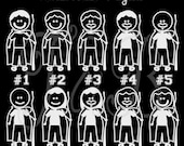 Adult Pagan Male Stick Figure Auto Decal