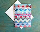 Cosmic Triangles Greeting Card