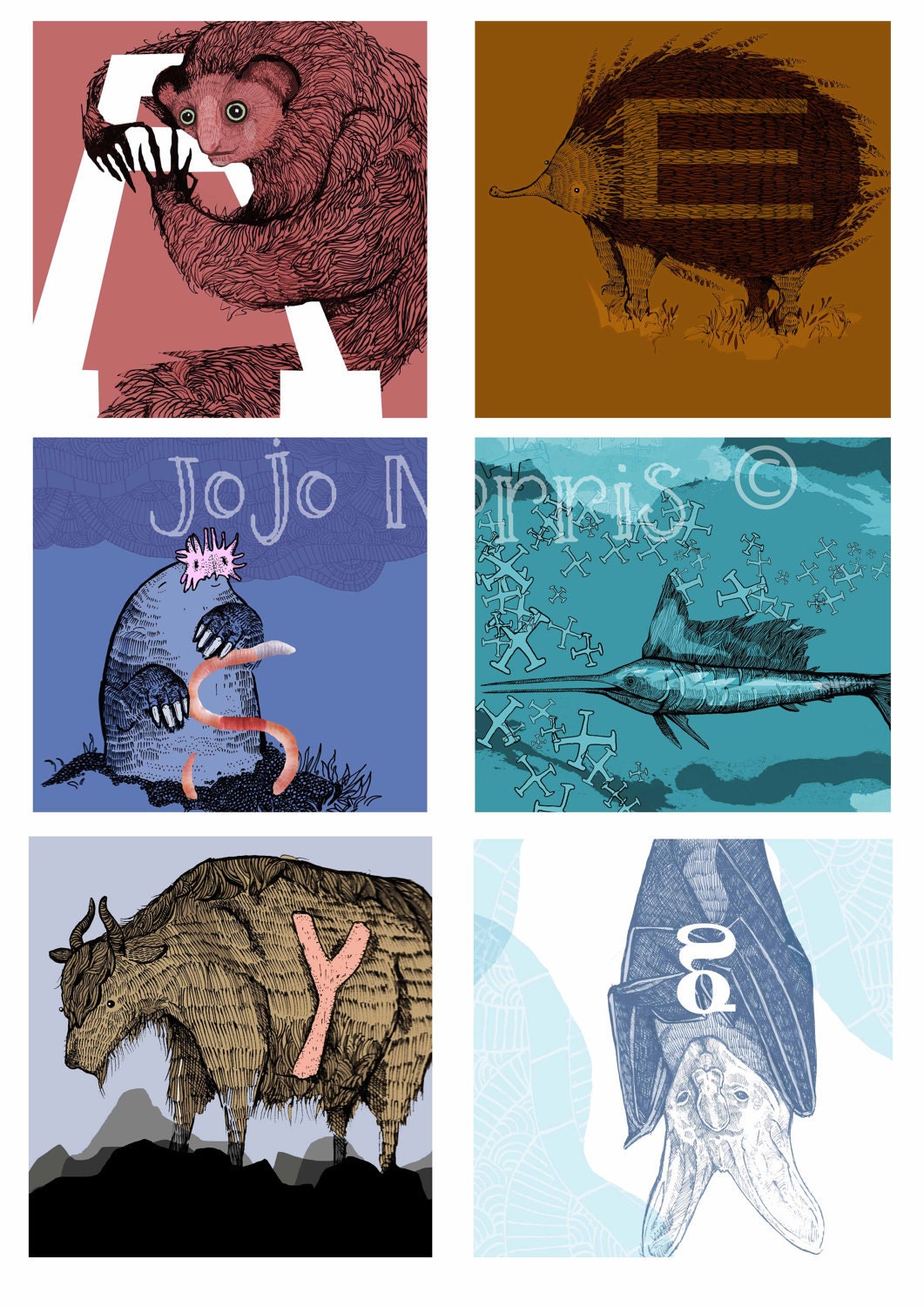My Animal Oddities Alphabet