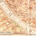 Rome City Centre  Plan 1925 Vintage