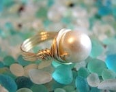 Custom Pearl Ring / Free Shipping
