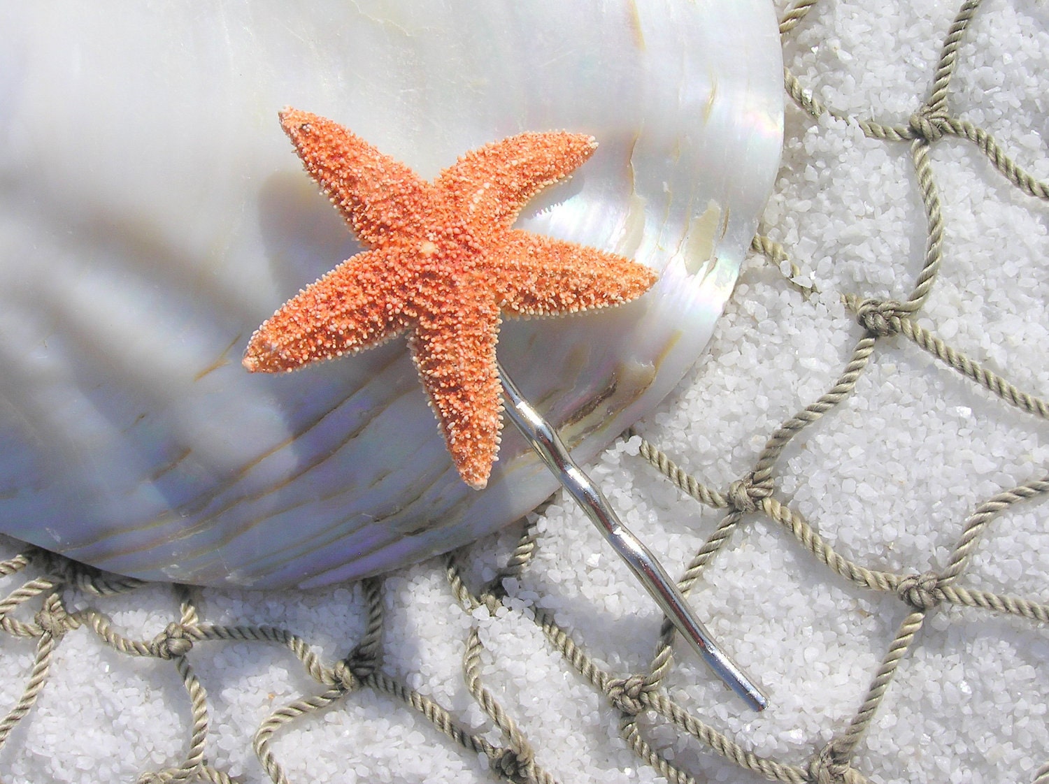 Sugar Starfish Bobby Pin