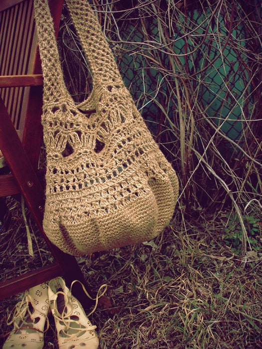 Hobo tote bag beige eco-friendly fashion gift idea for her mom girl