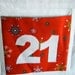 Reversible Advent Calendar - Large Pockets - Funky Christmas - Doublesided Wallhanging - Large Quilted Advent Calendar
