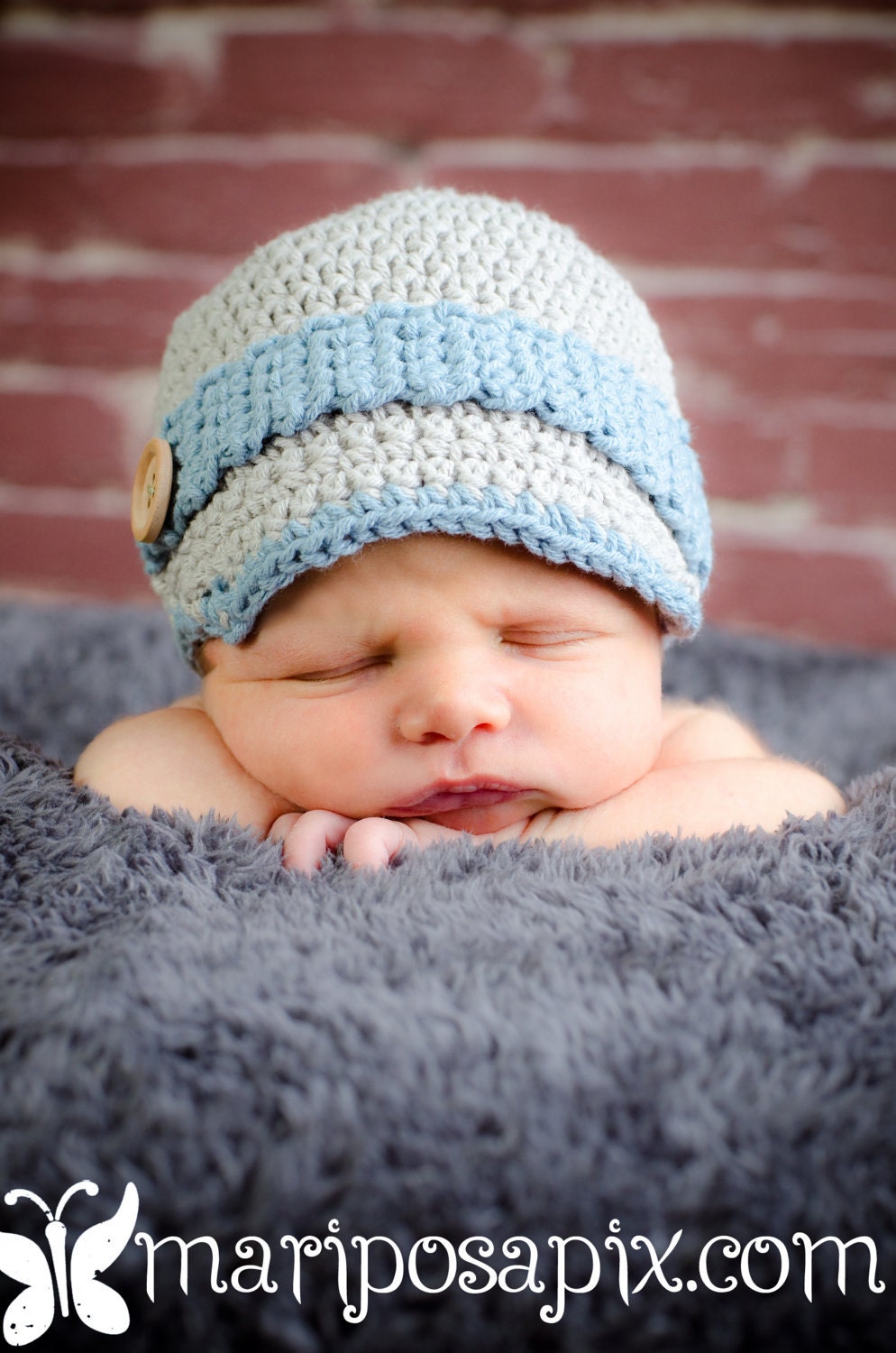 Baby Newsboy hats with brim