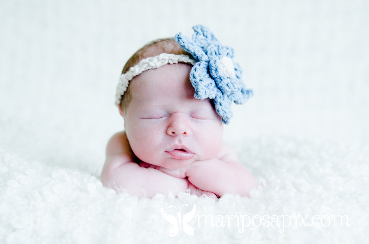 Crocheted Flower Headband