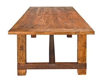 Casanova - Rectangular Recycled Douglas Fir Custom Dining Table (Los Angeles)