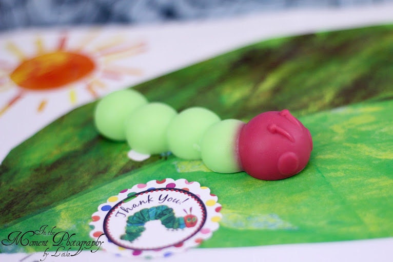 CATERPILLAR SOAP FAVORS (10 Favors) - Hungry Caterpillar Party Inspired Baby Shower, Caterpillar Soap Favor, Caterpillar Birthday Soap Favor Il_570xn