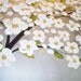 ORIGINAL XLarge 4ft x 2ft gallery wrap canvas abstract landscape trees painting by Nicolette Vaughan Horner