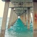 Beach Home Decor. Beach Photography Print of an Ocean Pier. Turquoise Sea. Ocean Wall Art - Pier 1