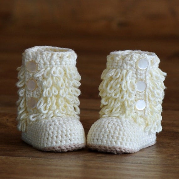 Crochet Patterns Furrylicious Boots - Pattern number 200 - Loopy Crochet Boots Instant Download