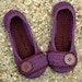 Violet Womens House Slipper PDF crochet pattern - six sizes included - Women's 5 - 10 - Pattern number 205 Instant Download