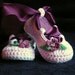 Crochet Baby Pattern Ballerina Ballet booties PDF - Pattern number 202 Instant Download