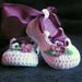 Crochet Baby Pattern Ballerina Ballet booties PDF - Pattern number 202 Instant Download