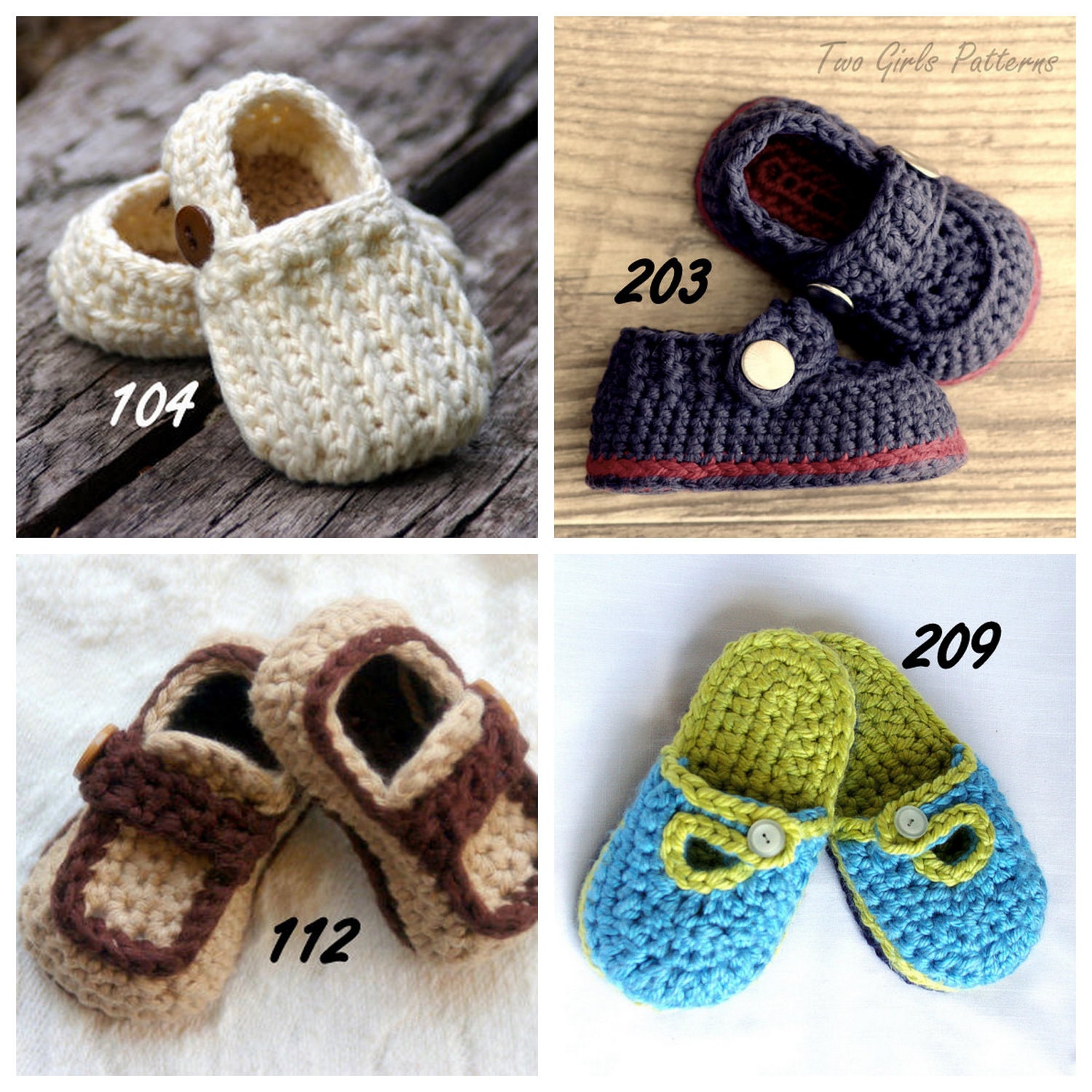 Crochet pattern Any 4 Patterns for 17.00 crochet pattern