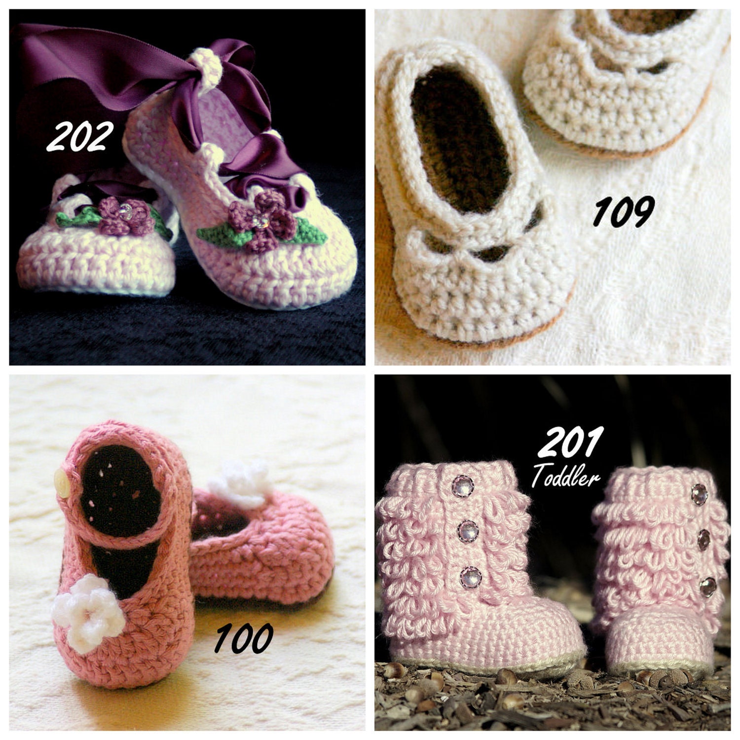 Crochet patterns 2 for 10.00 combo deal
