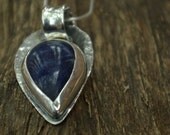 Clarity - Sterling Silver and Sodalite pendant