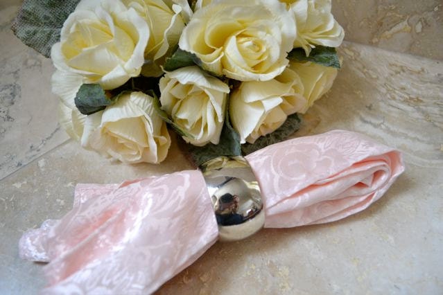 Silver Napkin Rings - Silverplated Napkin Ring Set - Formal Dining , Wedding Decor , Party